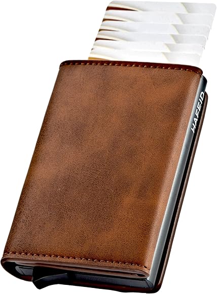 HAFEID Magnet Wallet Slim - Kartenetui mit RFID Schutz 