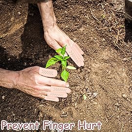 16Pcs Gel Finger Cots with Air Holes, Gel Finger Protectors Finger Covers Protection for Finger Tips, Breathable Finger Covers Finger Caps Gloves Finger Protectors for Wound, Finger Cracking