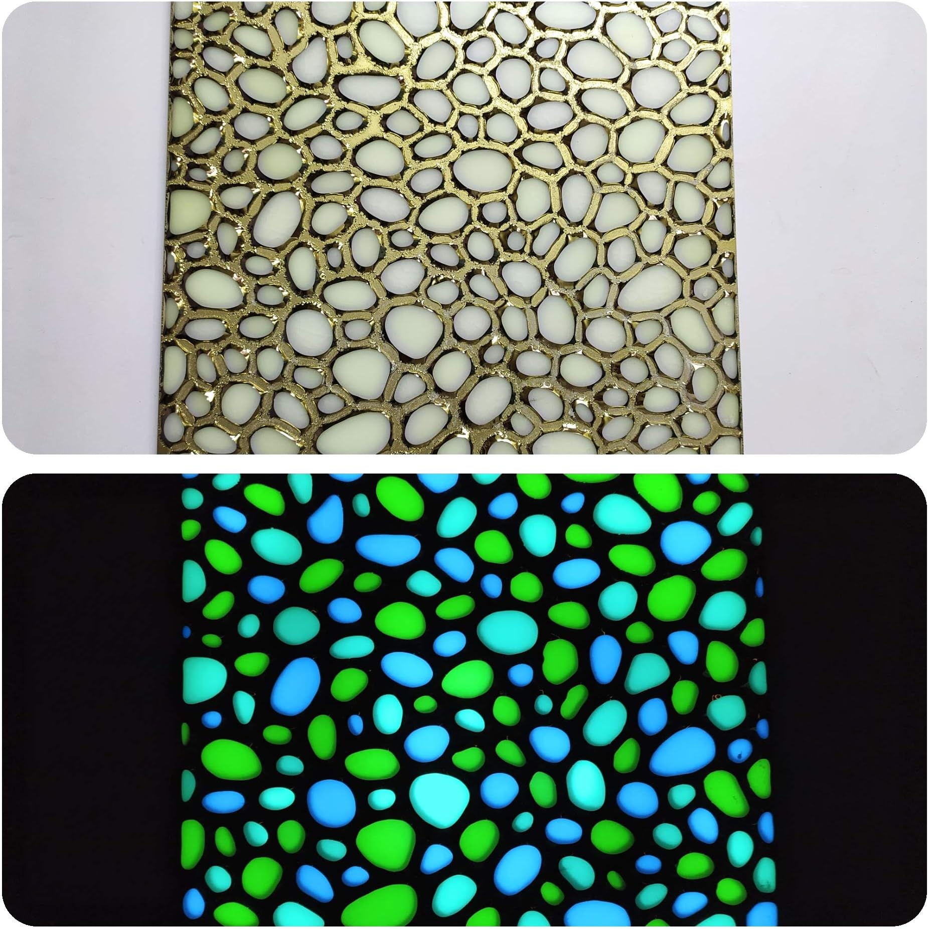 Glow in The Dark Pebble Tile 1 * 1feet