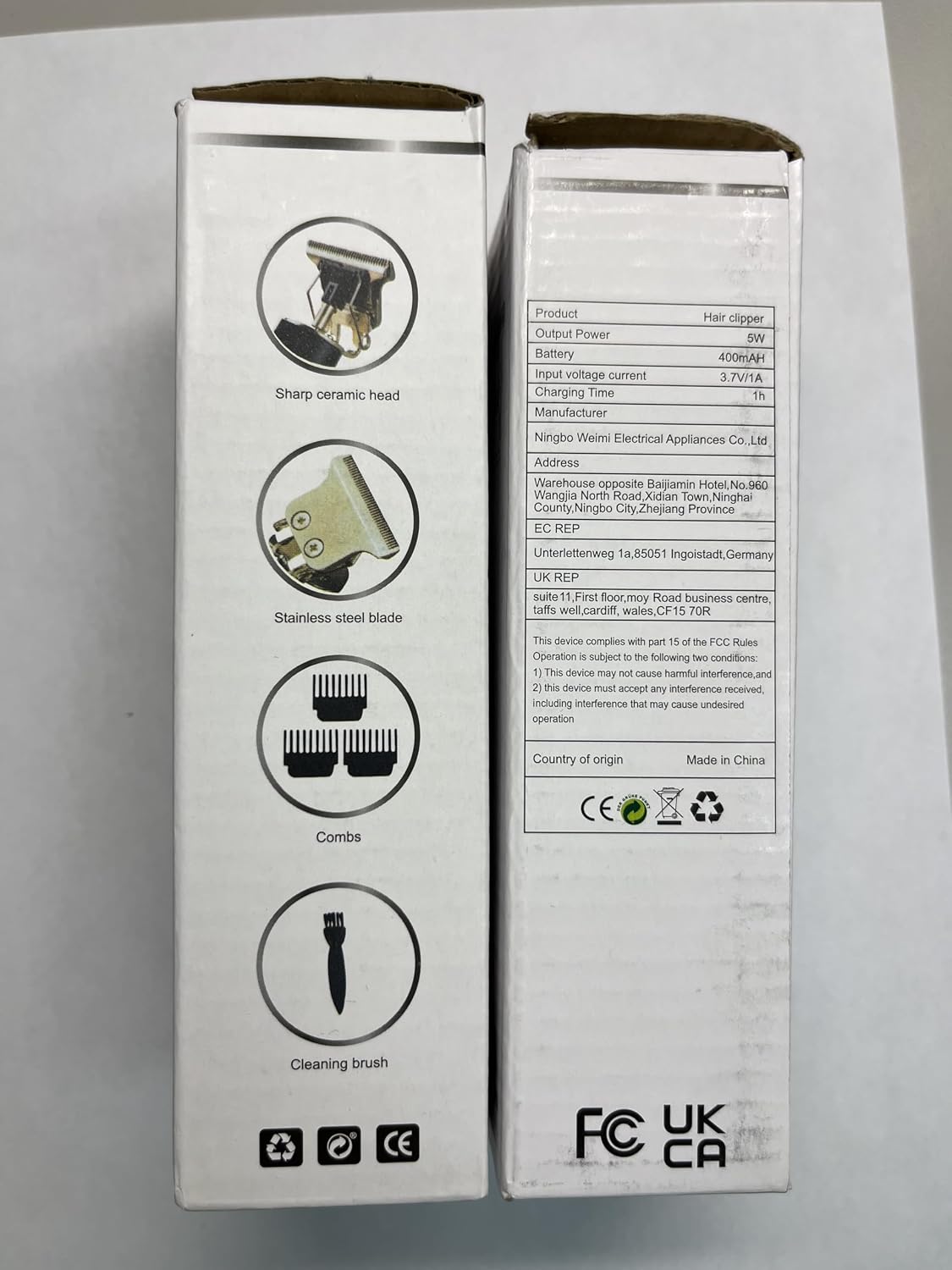 Durable Black Buddah Beard or Hair Trimmer with Cordless Rechargeable Kit Edgers Clippers image 4