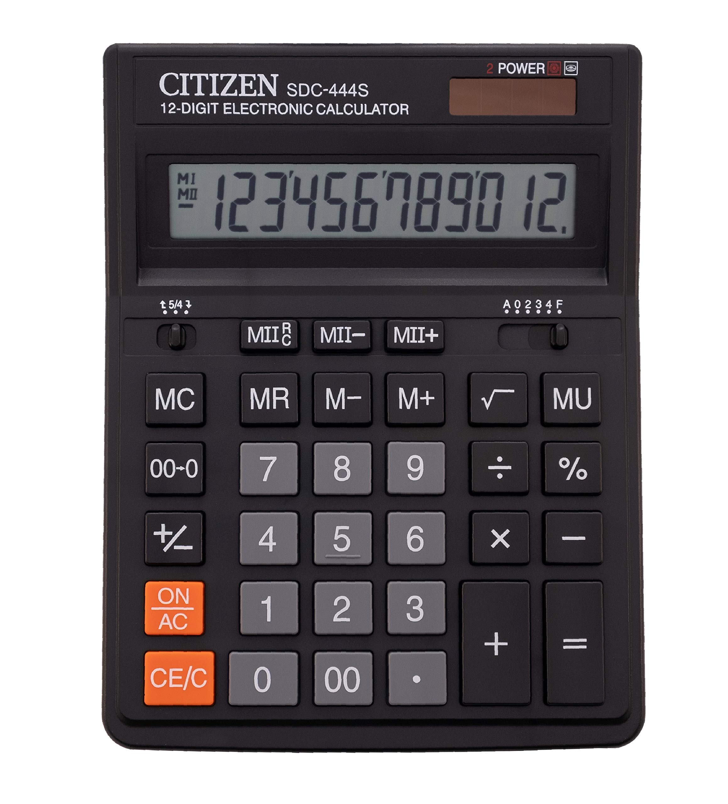 Citizen SDC-444-S - Calculadora, Negro