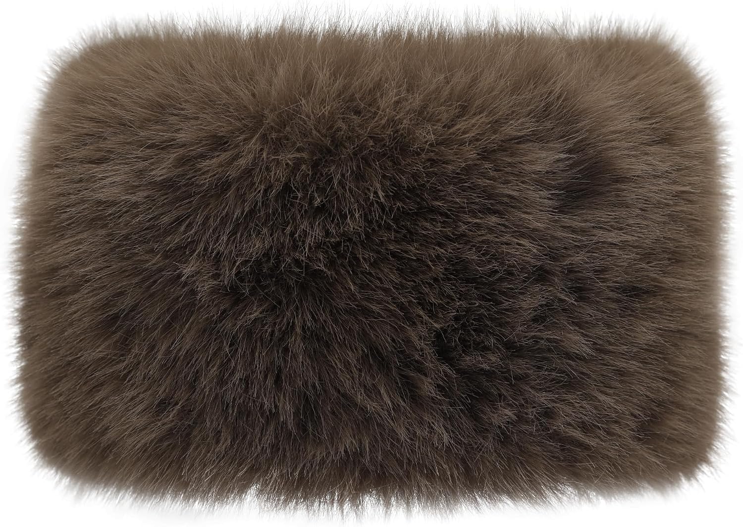 ZLYC Women's Winter Large Faux Fur Headband Fluffy Elastic Cold Weather Earmuffs