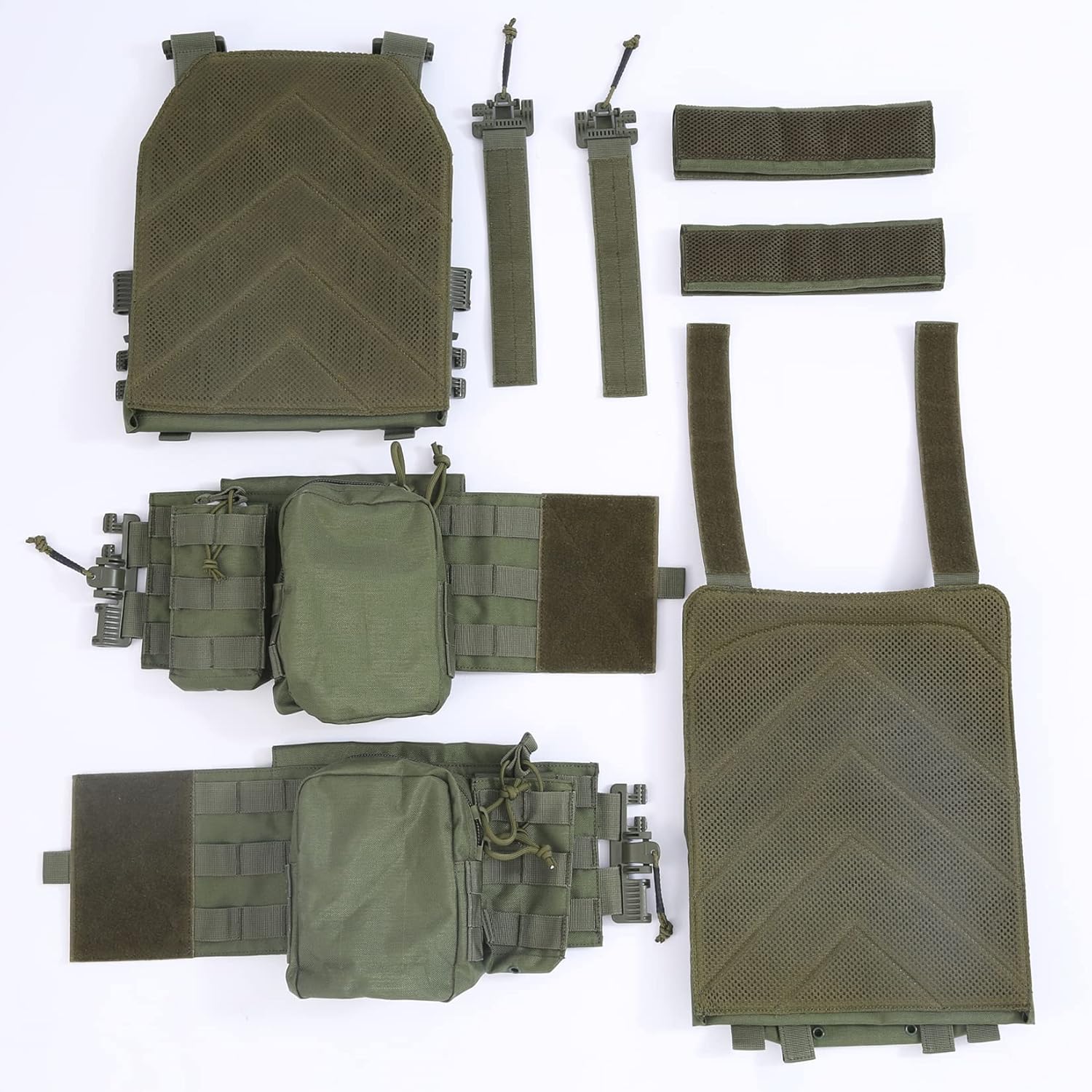 Tactical Vest Quick Release for Men Outdoor Molle Airsoft Vests Adjustable Breathable Weighted Gear for CS/Training - Image 7