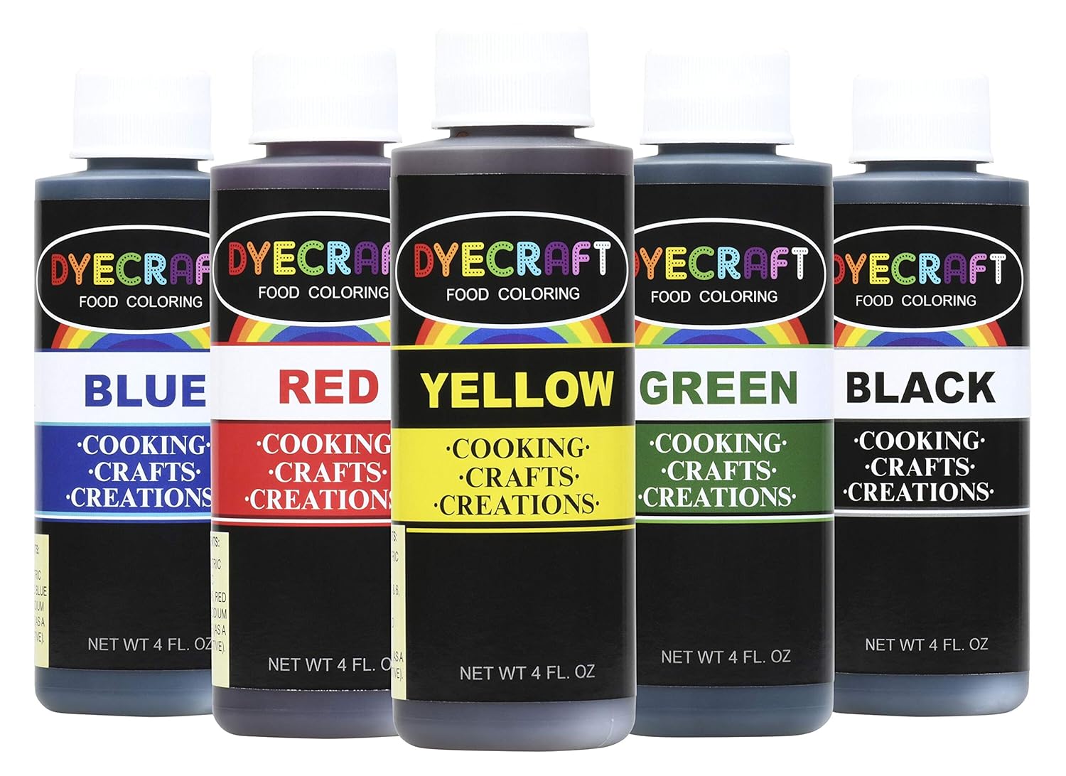 DyeCraft® Blue Food Coloring (LARGE 4 oz Bottle) Odorless, Tasteless, Edible - Perfect for Baking, Cooking, Arts & Crafts, Decorations and More : Grocery & Gourmet Food