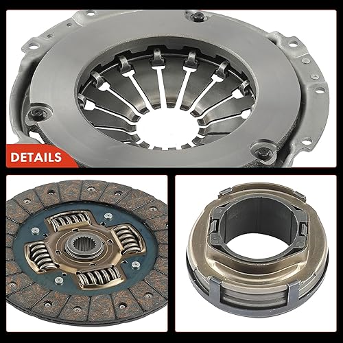 Miniatura 8 de A-Premium Juego de kit de embrague de transmisión compatible con Mazda 3 2004-2013, 5 2006-2010, 2.0L 2.3L, repuesto # 52253613, K7039701