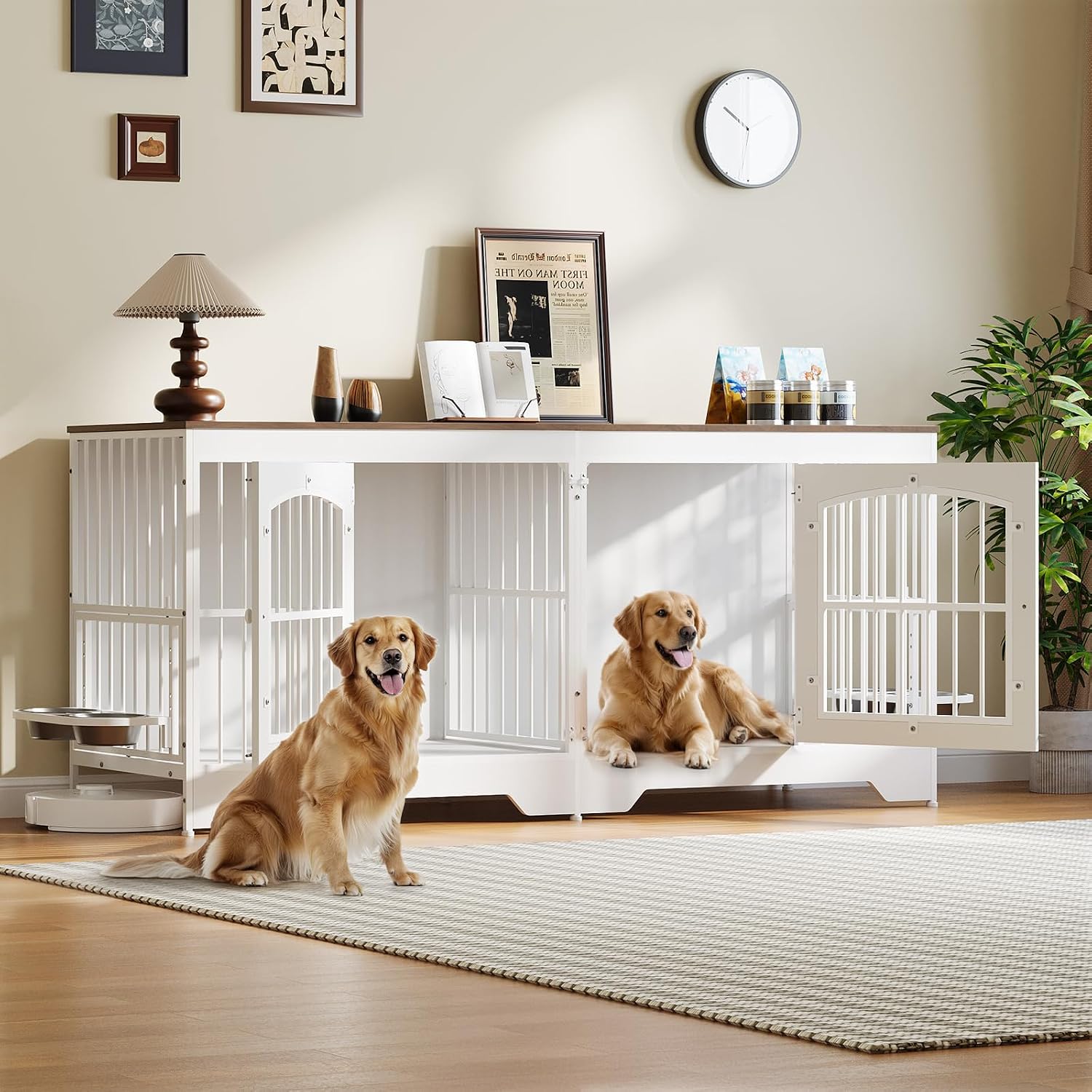 Illustration of Rotating Dog Crates For Bathtubs
