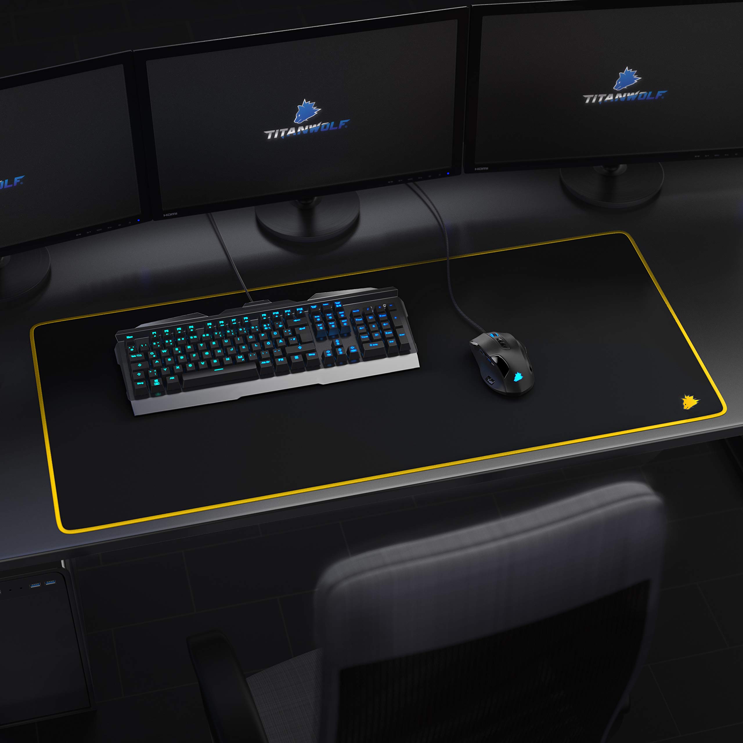 Tappetino Mouse Esteso Gaming UDZ 90x40 Cm,超大尺寸, Antiscivolo