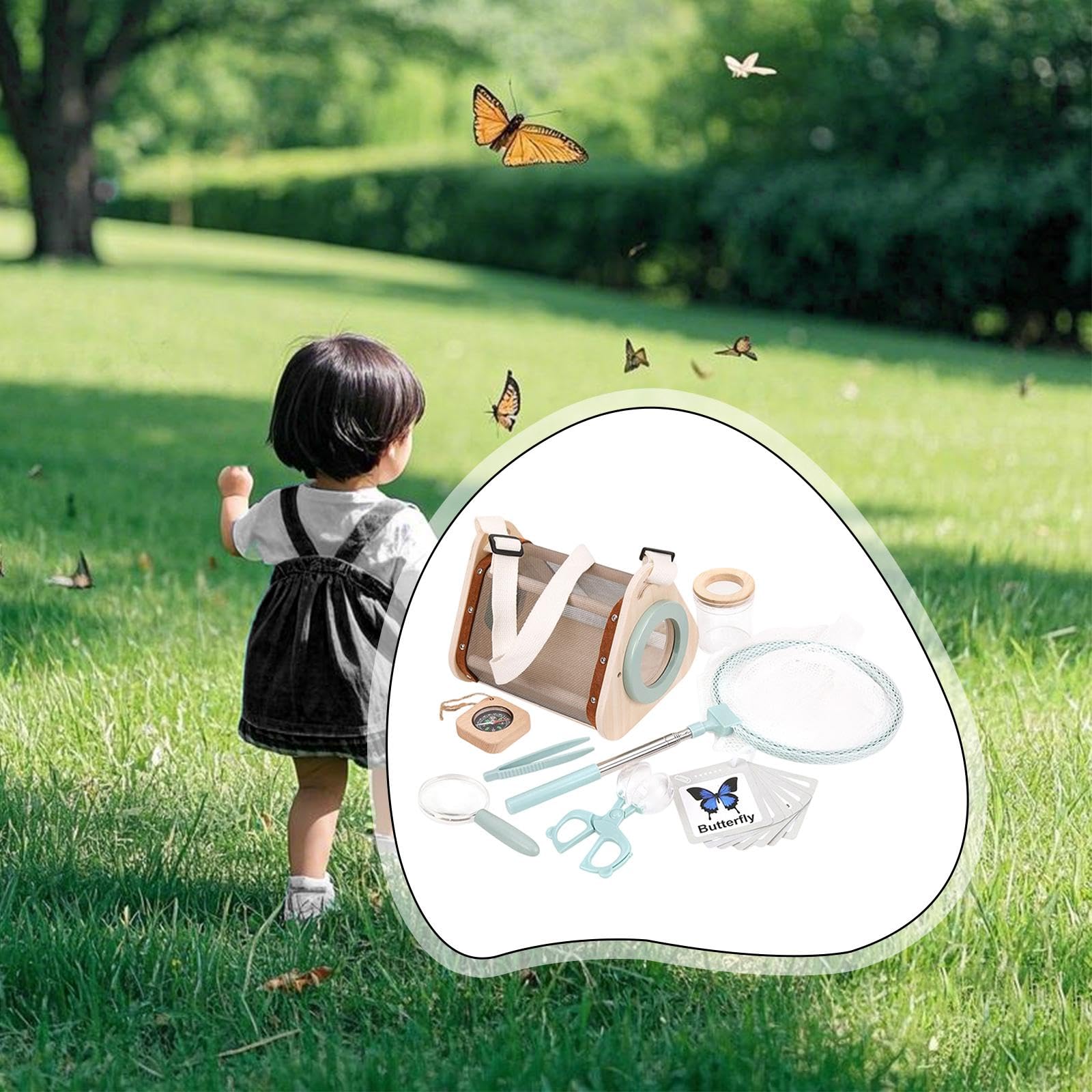 Amagogo Kit de exploración, Kit de Captura, Estuche de colección, educativa científica para niños, contenedor de observación, Juego de exploración