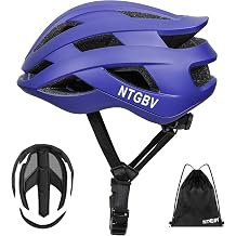 Adult Bike Helmet for Men/Women with Helmet Bag 2Removable Moisture Liners Adjustable Dial Comfort Fit Lightweight Shockproof CPSC Safety Certified for Road/Urban-Commute/MTB