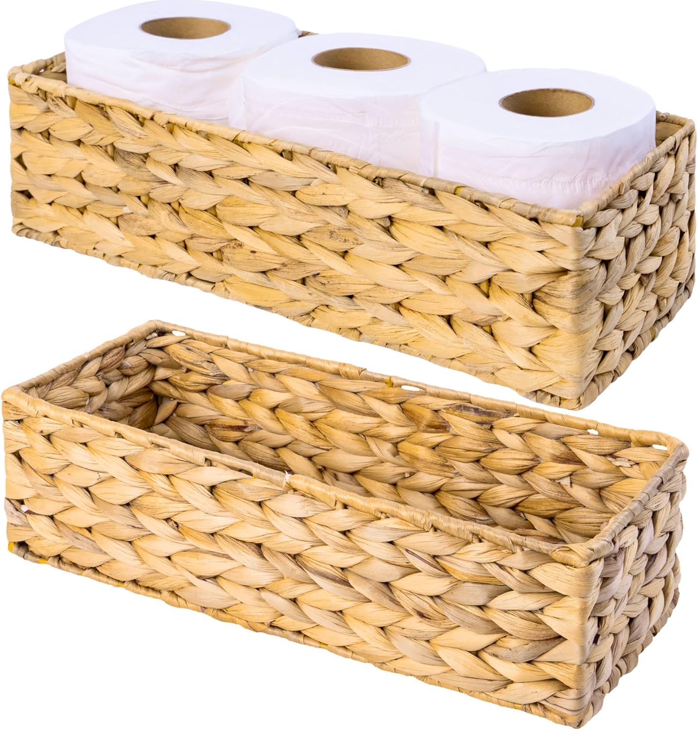 M4DECOR Set 3 Toilet Paper Storage, Toilet Paper Basket for