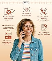 Vista 2 de Storii - Graba tus memorias: Caja de regalo - 12 meses de servicio telefónico de historia de vida - Transcripción automática - Diario de voz guiado