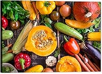 Vista 24 de Arte de decoración de pared para comedor, cocina, cocina, comedor, especias, verduras, cocina, comedor, decoración de pared, pintura artística