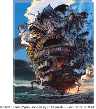 Ensky - Howls Moving Castle - Howls Moving Castle, 366 Piece ArtBoard Jigsaw Puzzle Canvas Style