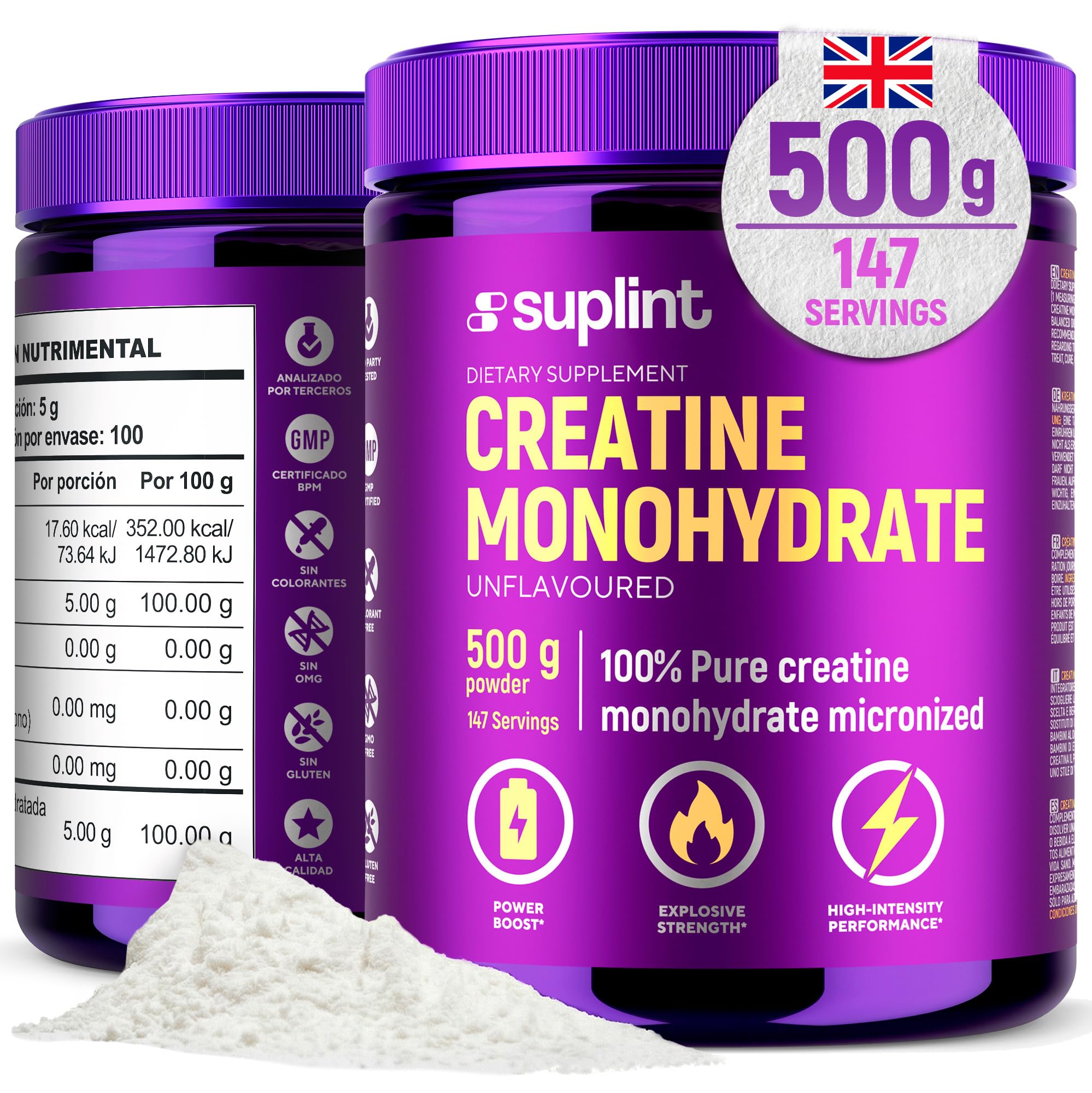 Сreatin Monohydrat Pulver 500 g