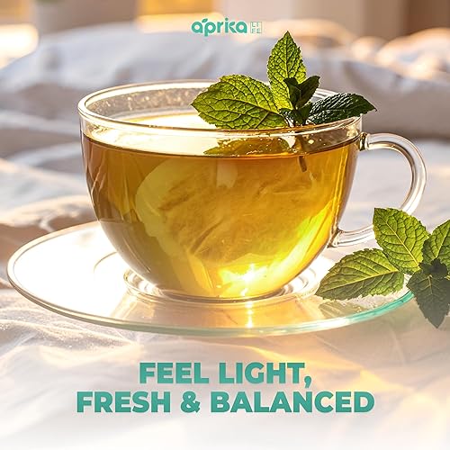 Miniatura 8 de Aprika Life - Té de menta 100% puro, solo hojas de menta sin tallos, bolsas de té de menta, bolsas de té de menta sin cafeína, 60 unidades