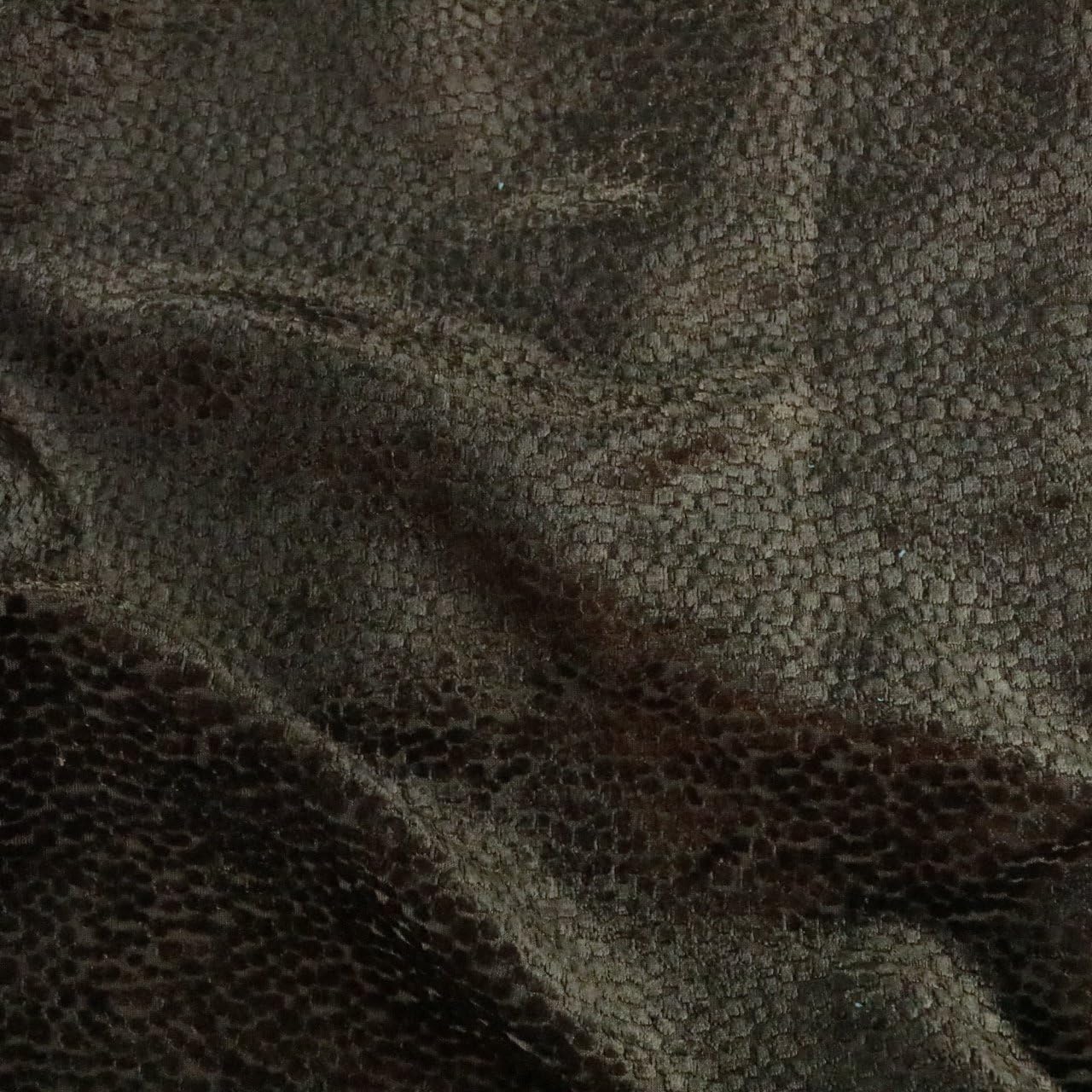 Duchess - Beautiful Burn Out Velvet Upholstery Fabric by The Yard Glacier