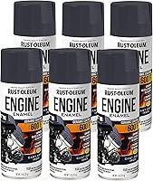 Vista 6 de Rust-Oleum 366428-6PK - Pintura en aerosol de esmalte para motor, 11 onzas, aluminio, (paquete de 6)