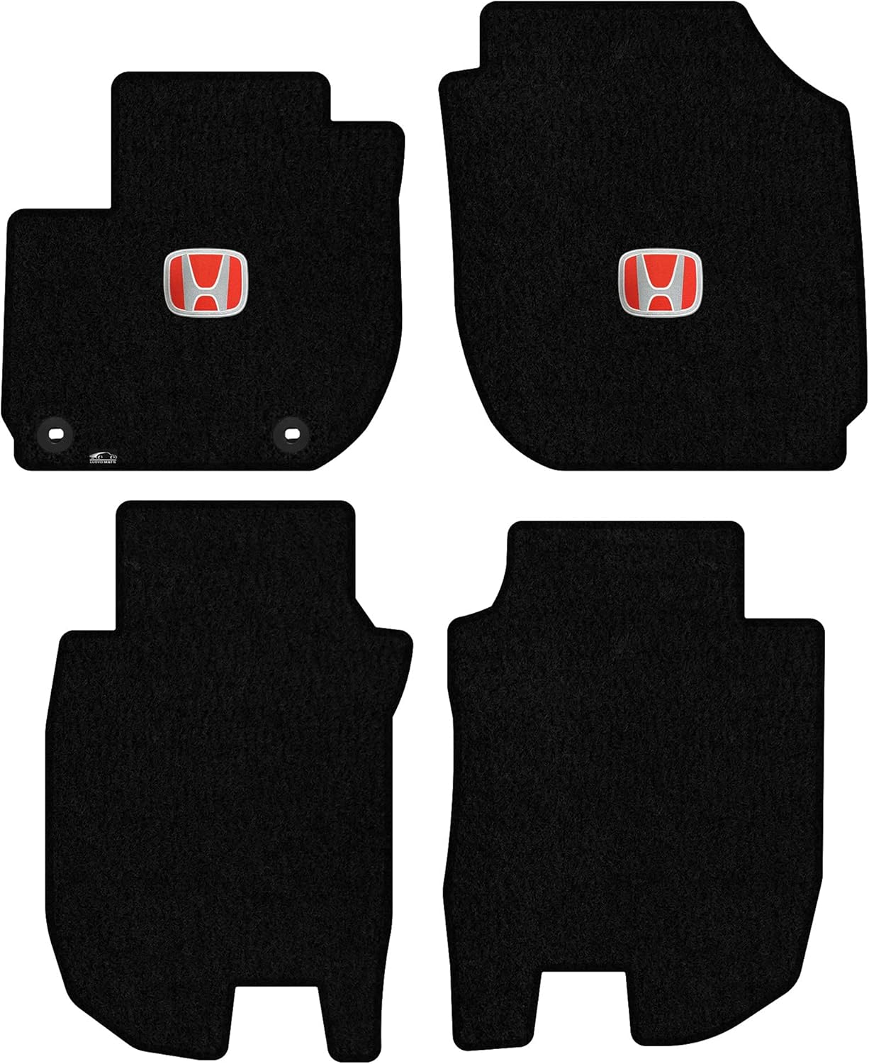 Lloyd Mats Custom-Fit Carpeted Floor Mats Premium Luxury Car Floor Liners for Honda HR-V 2016-2022 LogoMat Cargo Mat Black