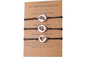 3 Generation Bracelets: Meaningful Gift for Grandma, Mother, and Daughter
