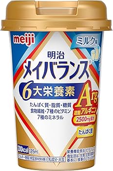 Amazon.co.jp: メイバランスミニカップ Arg ミルク味 125ml×12本