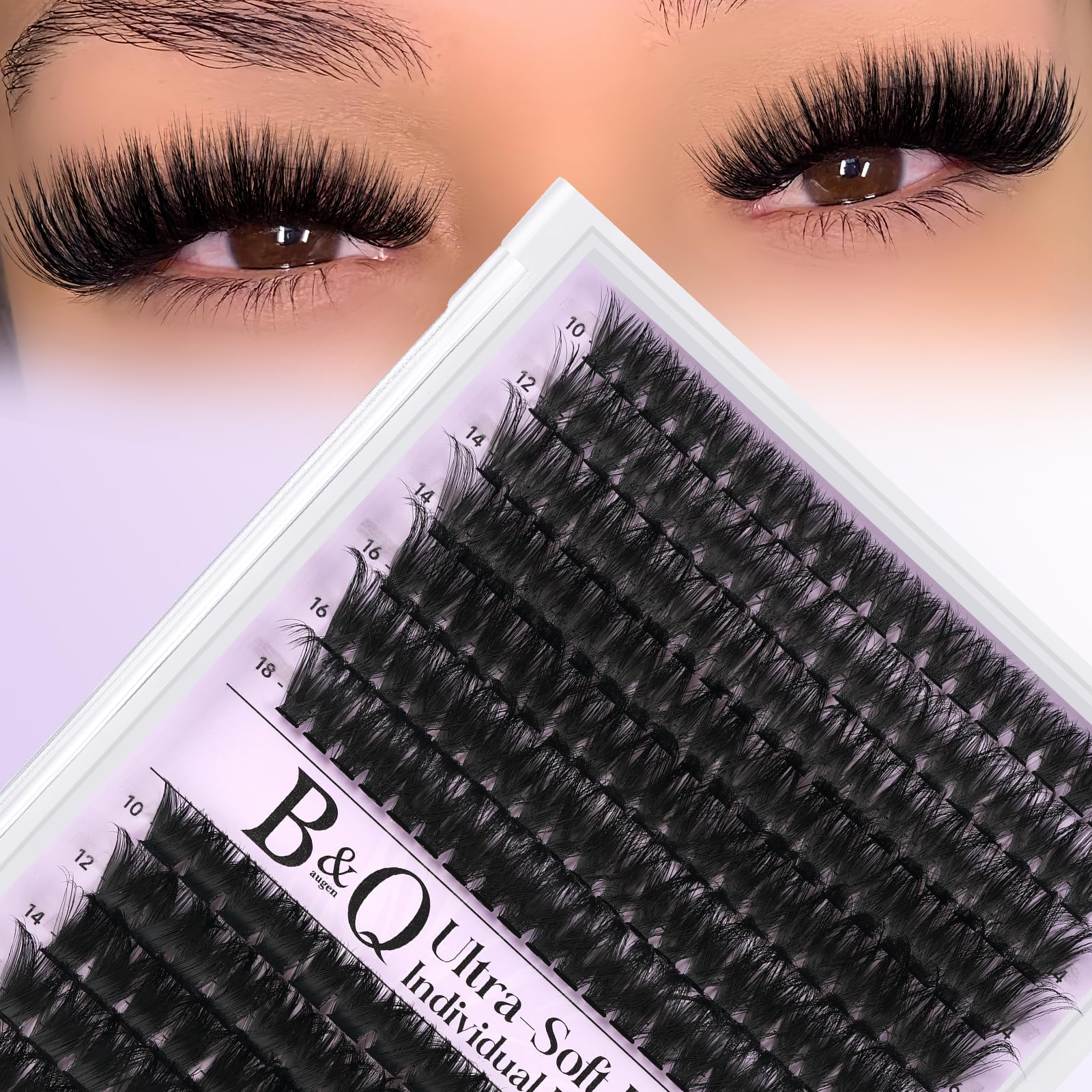 Dramatic Fluffy Lash Clusters - Volume Eyelashes -12