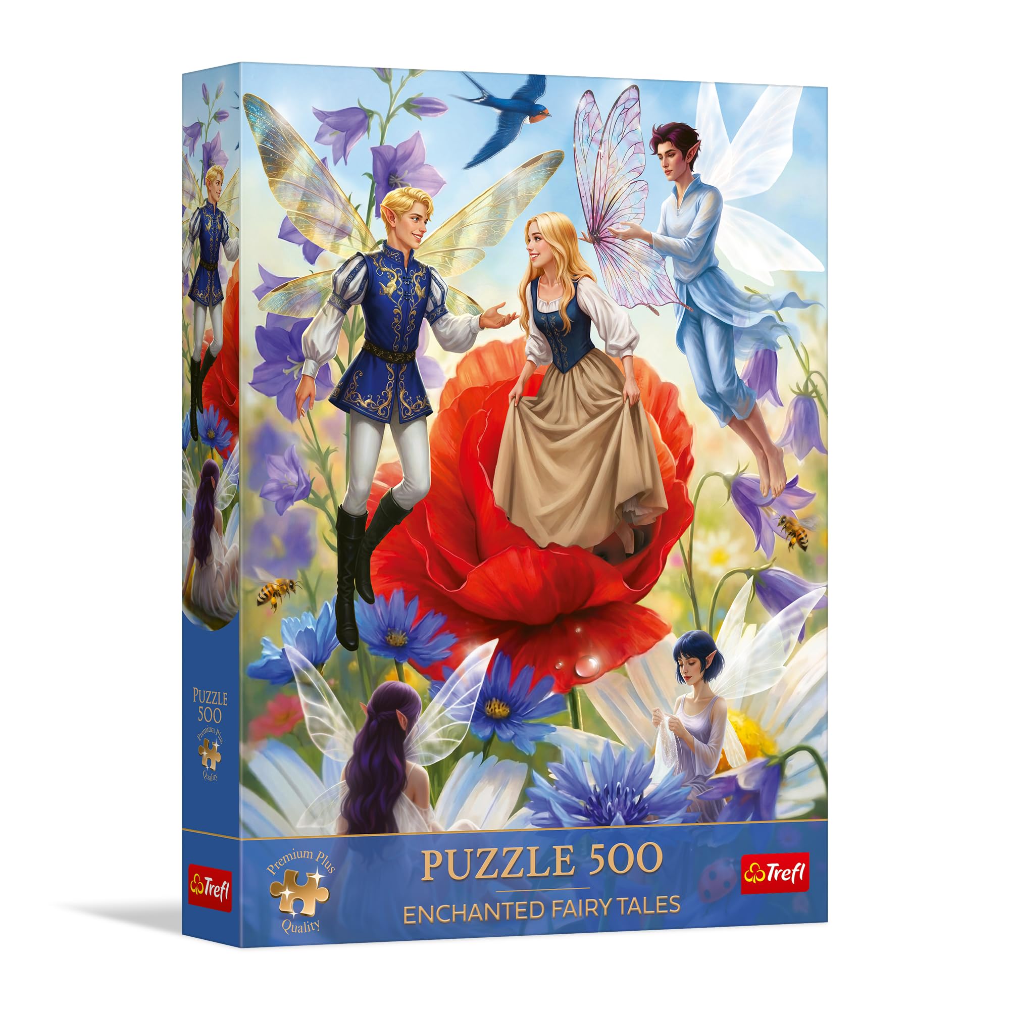Trefl Premium Plus Quality 500 Piece Puzzle Enchanted Fairy Tales - Timeless Design Series, for Adults and Children from 10 Years