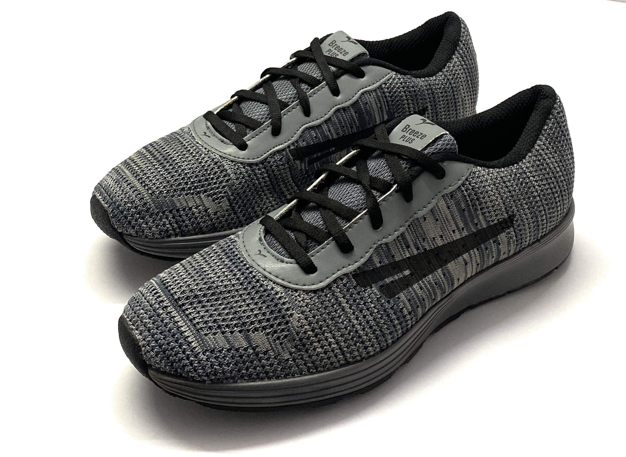 SEGAOriginal Men's Black Breeze+ Sports Shoes