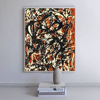 Amazon.co.jp: 123 Life ジャクソン ポロック フリーフォーム ウォール