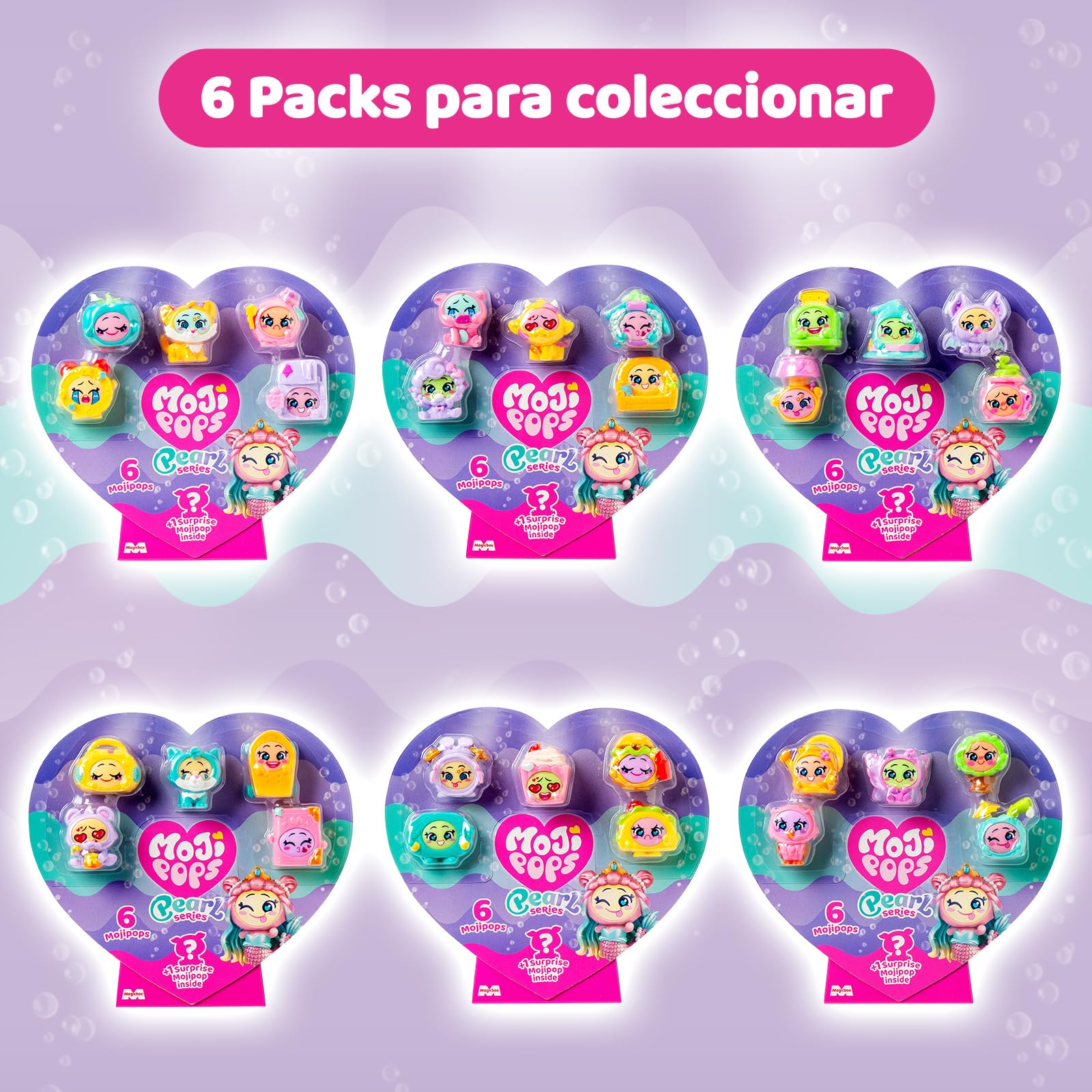 MOJI POPS Pearl Series – Multipack con 6 Figuras coleccionables con caritas Reversibles (1 Sorpresa con Efecto Perlado). 6/6 — view 7