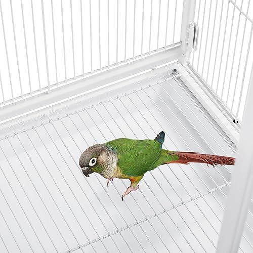 Miniatura 9 de Yaheetech Jaula grande para pájaros de vuelo de 54 pulgadas para loros, guacamayos, cacatúas, periquitos, mejillas verdes, conursos de mejillas