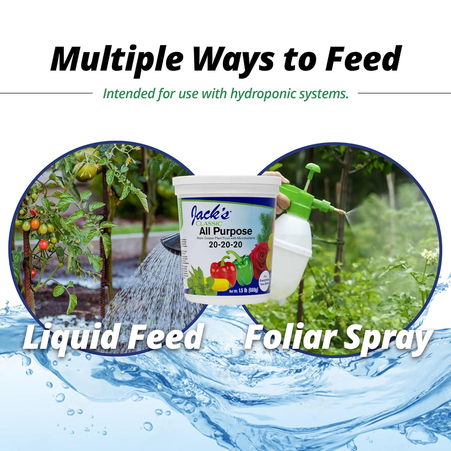 Jack's Classic All Purpose 20-20-20 Water Soluble Plant Food (1.5lbs)