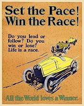 MAGNET All The World Loves a Winner - 1920s Mather Business Motivational Magnet Vinyl Magnetic Sheet for Lockers, Cars, Signs, refrigerator 5"