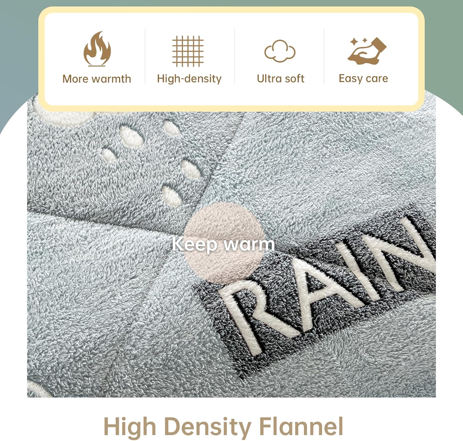 Fleece Comforter Set - 3 Piece Queen Size Thick Fluffy Comforters for Her Girls, Plush Cozy Warm, Soft Microfiber Bedding Bedroom Decor Winter (1 Comforter + 2 Pillow Shams) - Image 5