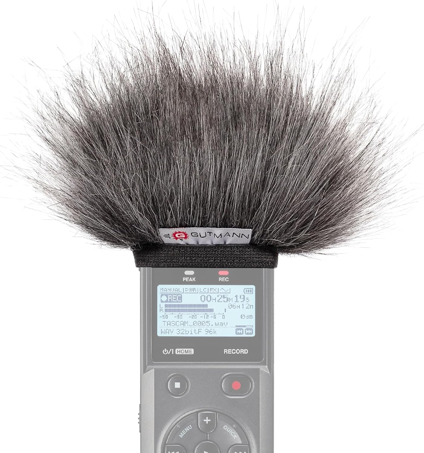 GUTMANN Microphone Windscreen for Tascam DR-07XP Grey Made in Germany