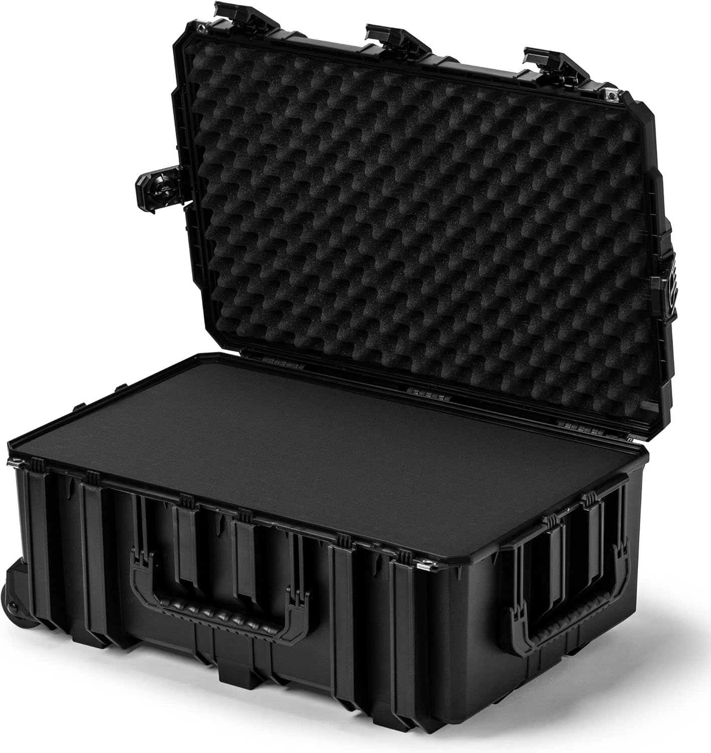 Seahorse 1235 Heavy Duty Hard Protective Equipment Crate with Accuform Foam - TSA Approved/Mil Spec / IP67 Waterproof/USA Made for Telescopes, Drones, Gimbal, Camera, VR, Laptops, Monitors, Consoles