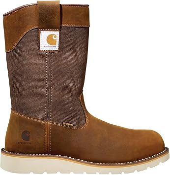 Carhartt Mens 10" Waterproof Steel Toe Wellington Wedge Boot