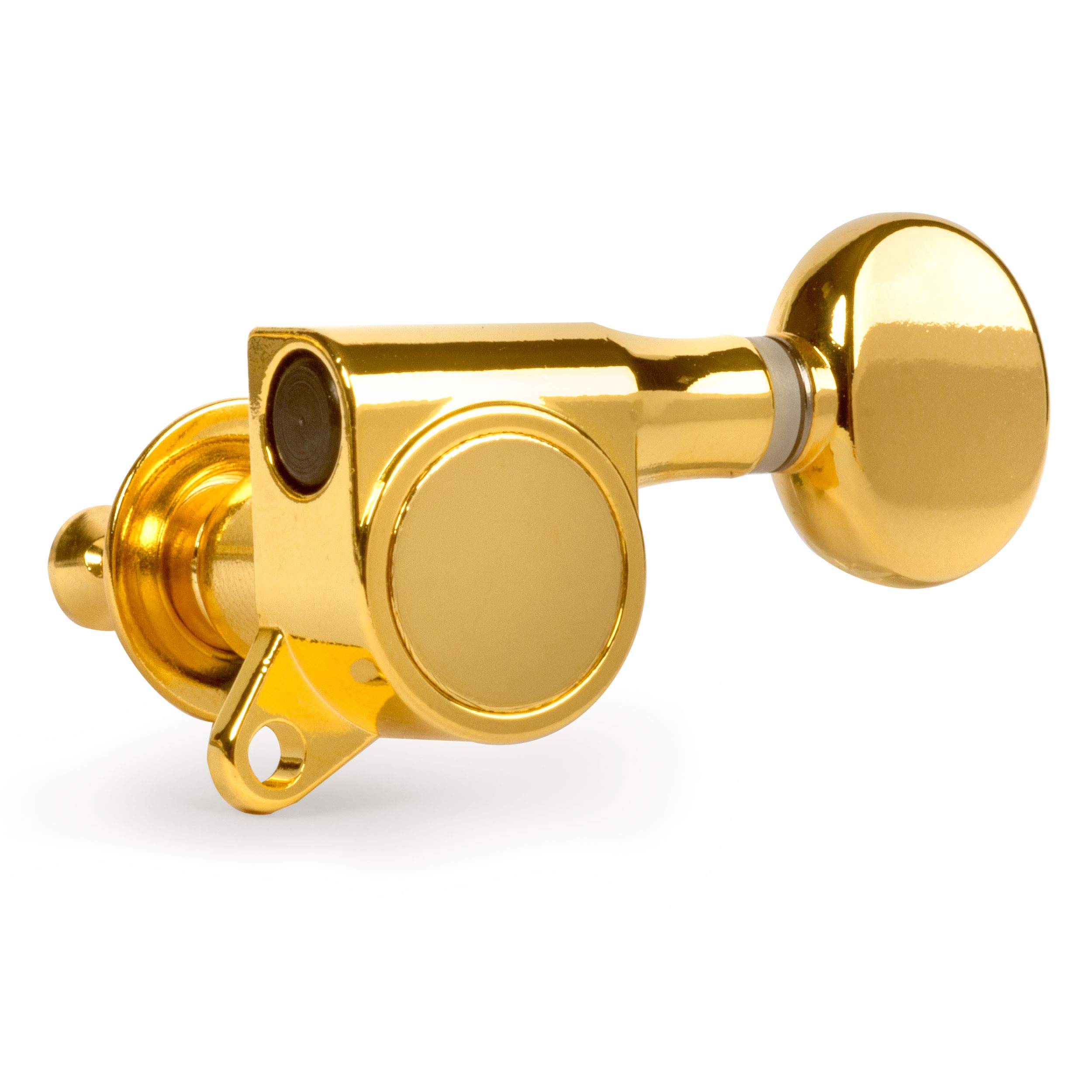 Golden Age Pomello Ovale 3+3 Accordatori, Oro, per Liuteria e Chitarre | Pomello Ovale 3+3 Accordatori, Oro, per liuteria e riparazione professionale. Qualità professionale StewMac, garanzia a vita.
