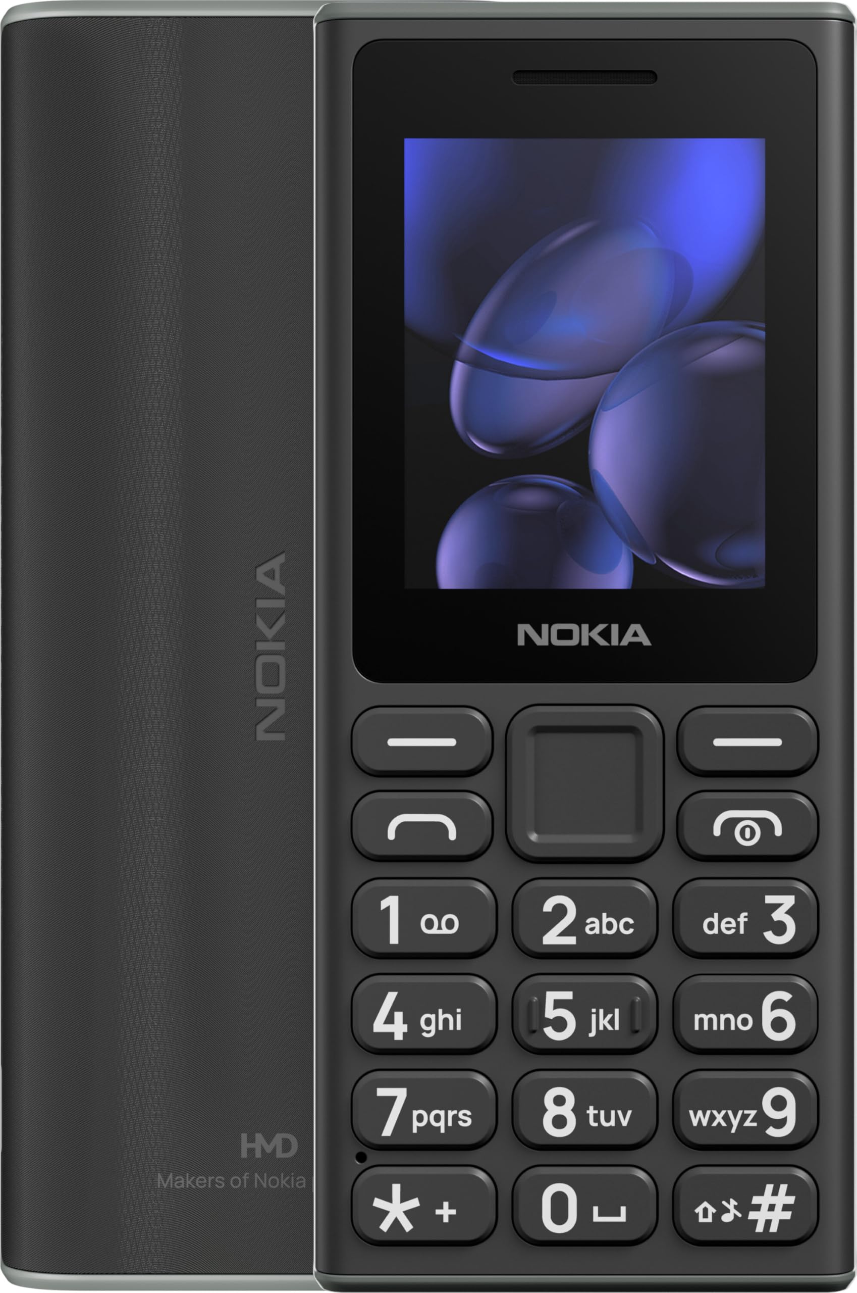 HMD Téléphone Portable 105 4G, Noir, 128 Mo