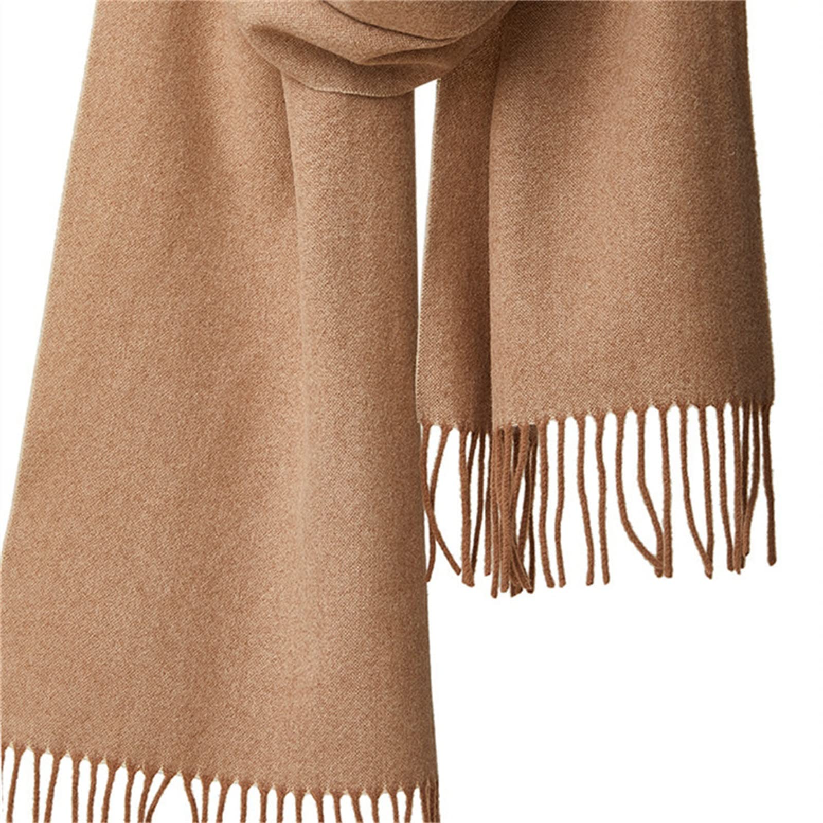 Sciarpa Uomo Inverno Sciarpa invernale lavorata a maglia da uomo lunga mista a doppia faccia