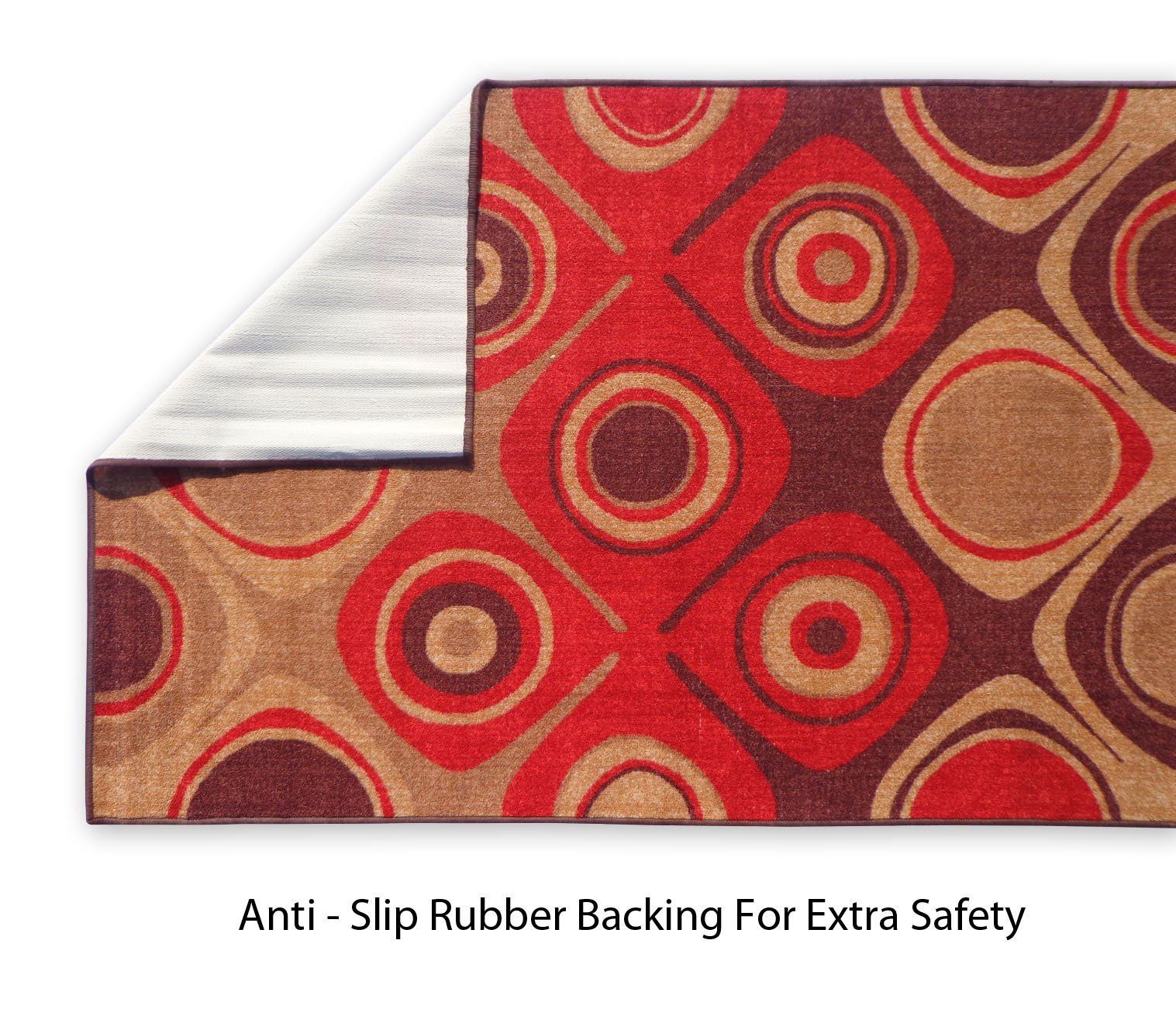 Buy Status Taba Rug with Anti Skid Backing 5 x 7 Feet Online at