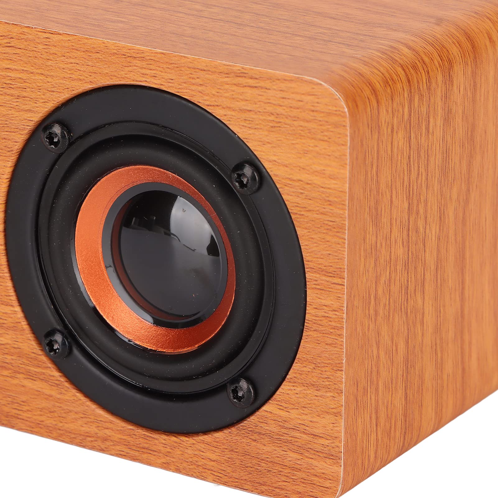 Sveglia Digitale, Stazione di Ricarica Wireless da 10 W Supporto per Altoparlante Bluetooth Orologio, Funzione Sveglia, Altoparlante Orologio da Comodino per Camera da Letto(Noce Chiaro)