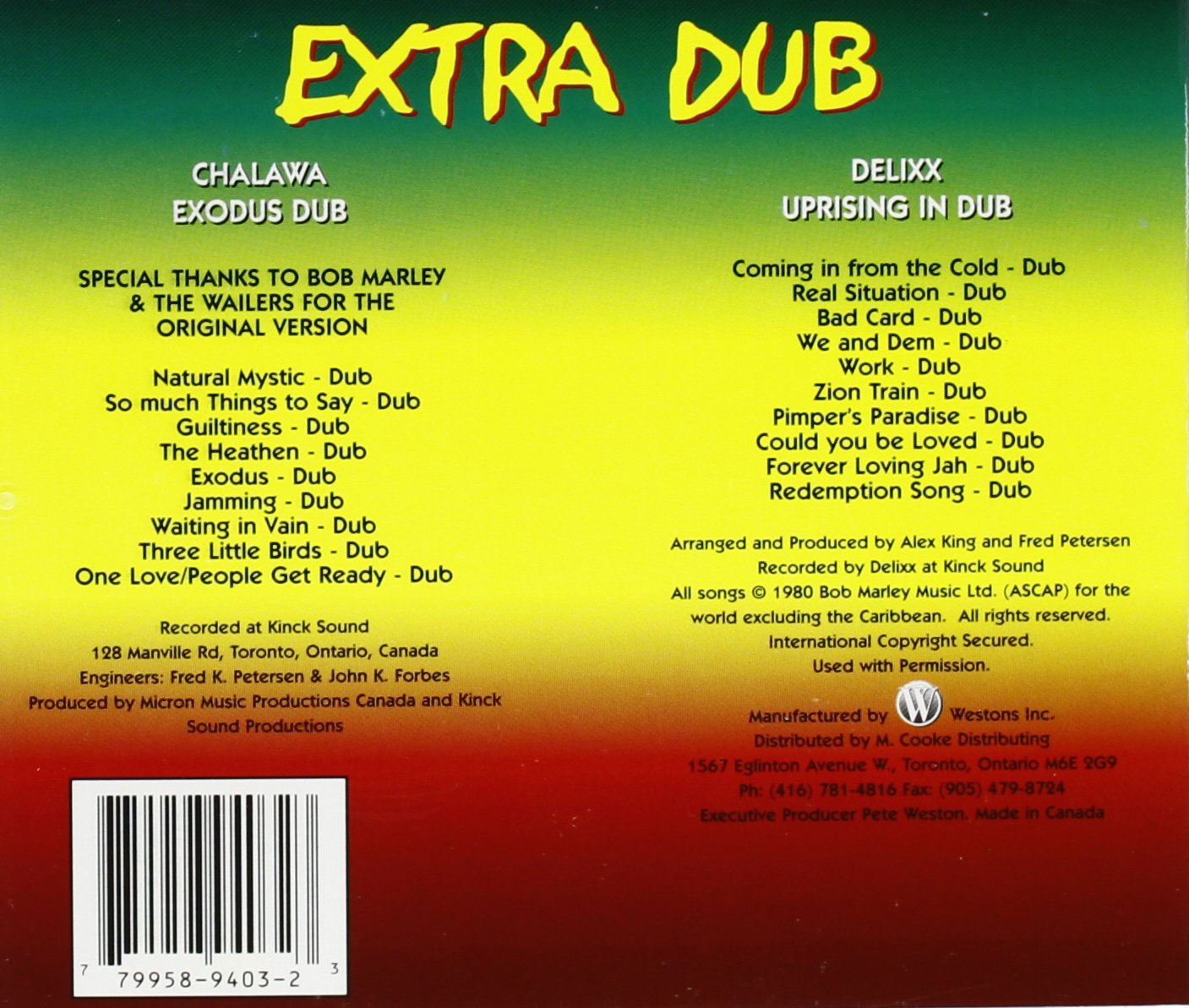 Exodus Dub [Bob Marley Exodus