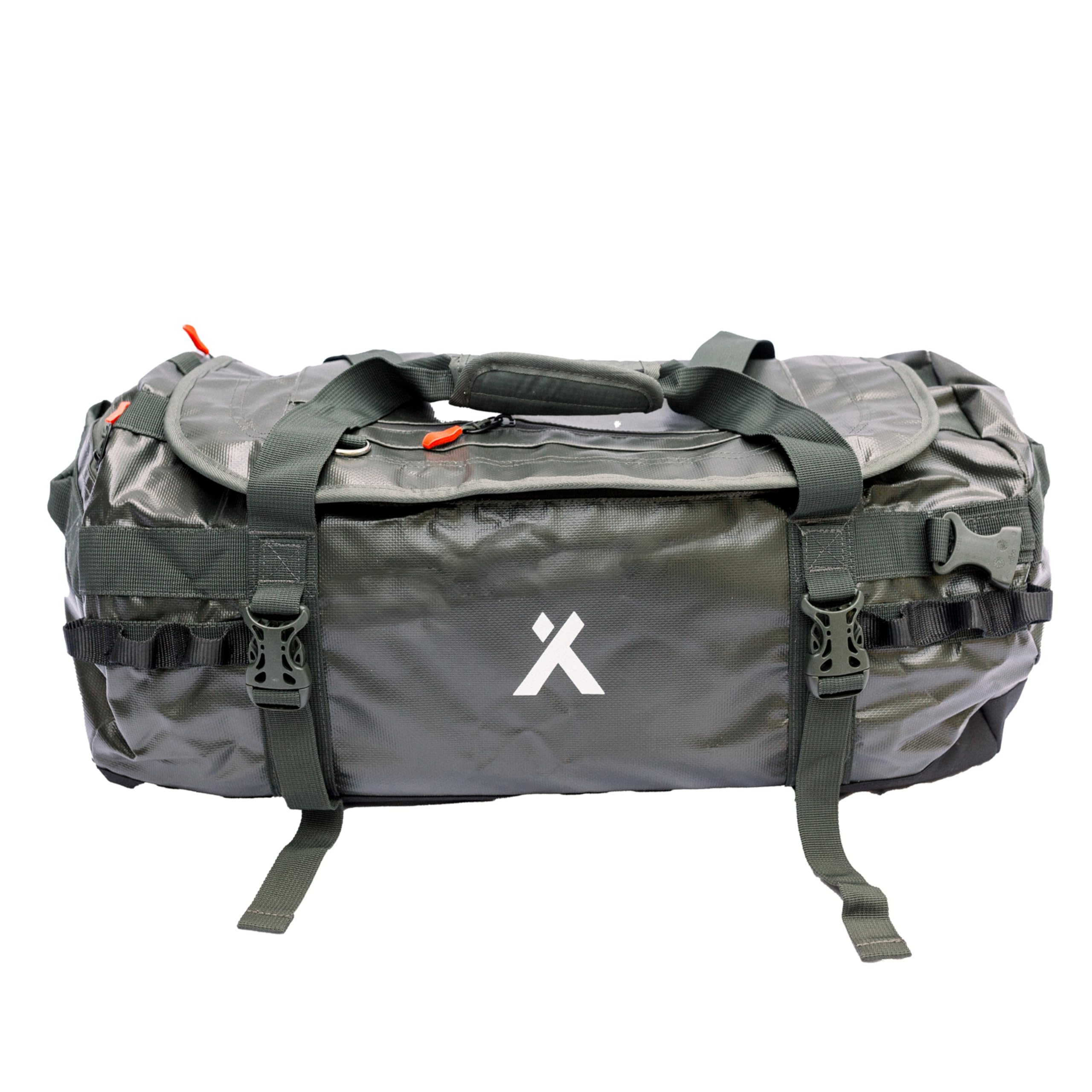 Bear Grylls 45L Duffel Backpack Folding Duffle Bag for Travel - Durable and Water-Resistant, with Tuck-Away Backpack Straps, U-Lid & Internal Mesh