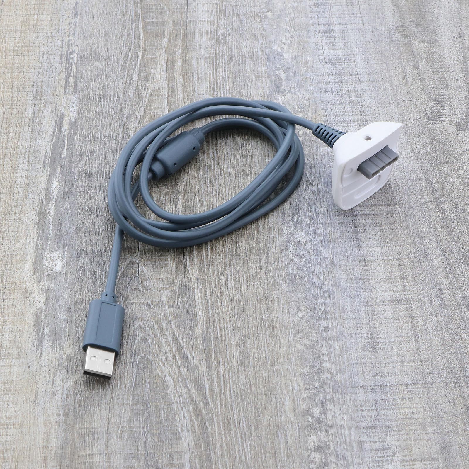 Lot de 2 câbles de charge USB de 1,5 m compatibles avec manette de jeu sans fil Xbox 360