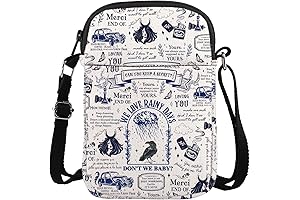 ENSIANTH Ravenhood Series Merch Messenger Bag, We Love Rainy Day Crossbody Bag,...