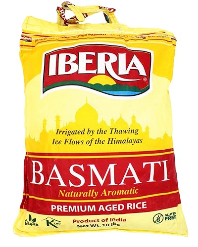 Iberia Arroz Basmati indio envejecido premium, 10 libras