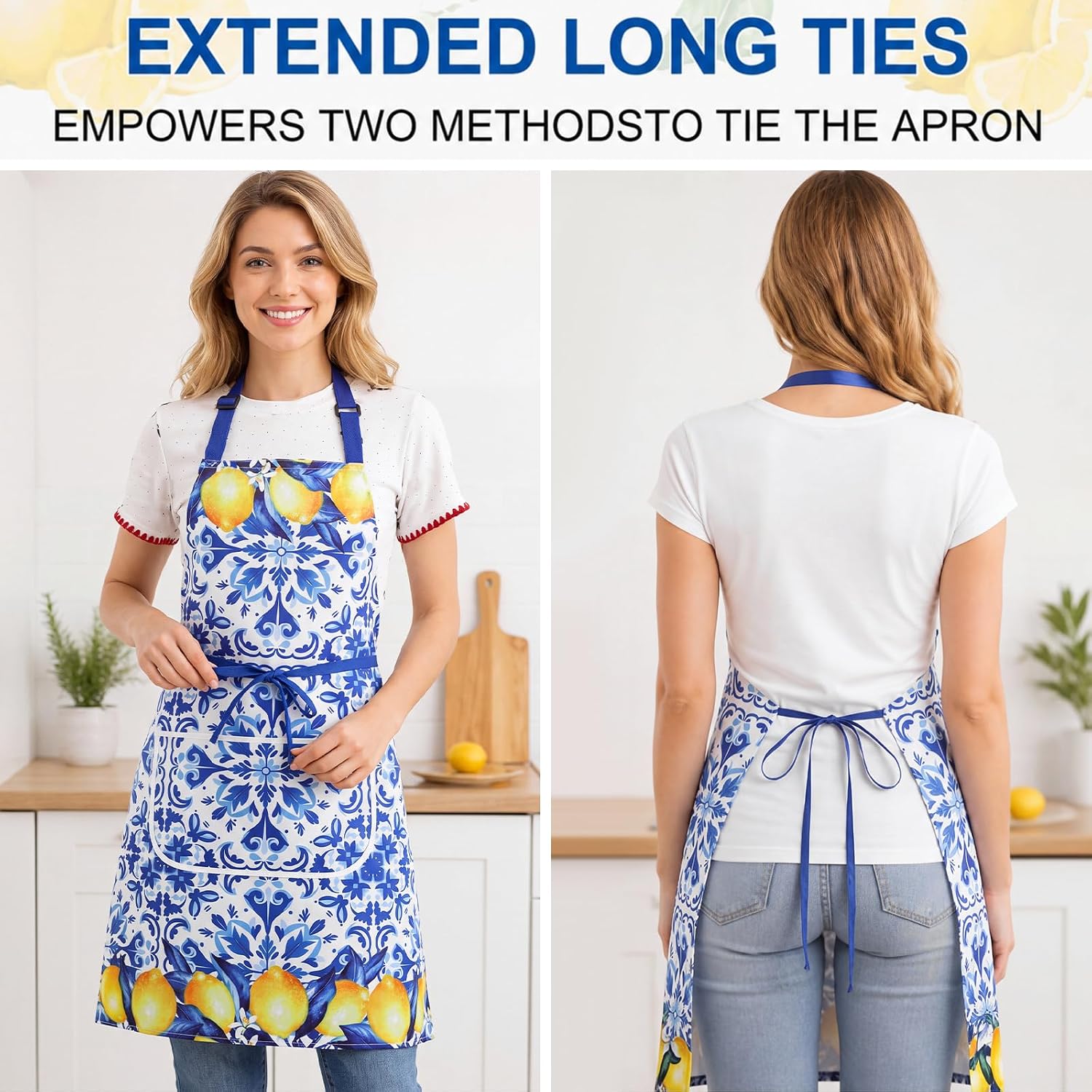Glitopper 5 Pcs Italian Lemon Kitchen Set Capri Amalfi Kitchen Decor