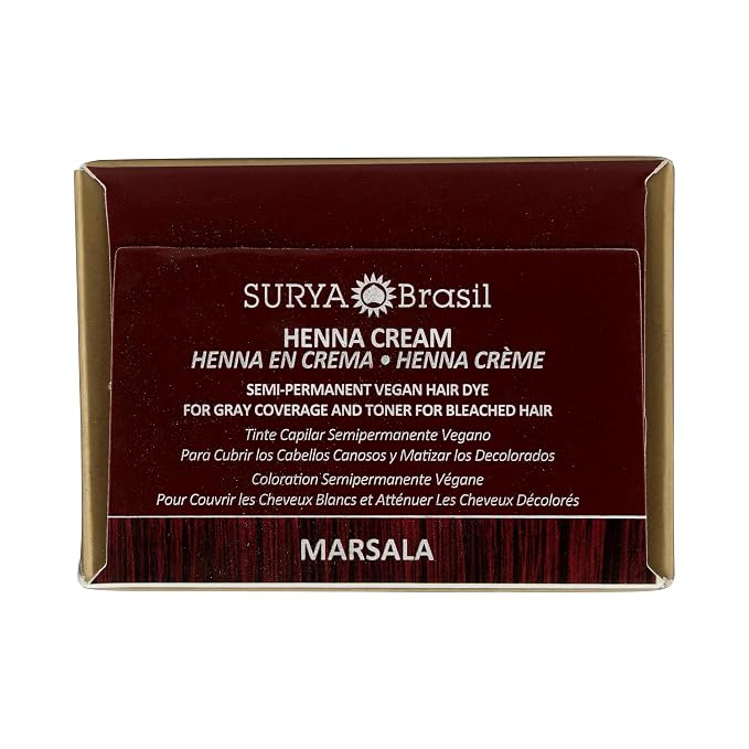 Surya Brasil Henna Cream Marsala - Tinte semi-permanente vegano miniatura 7