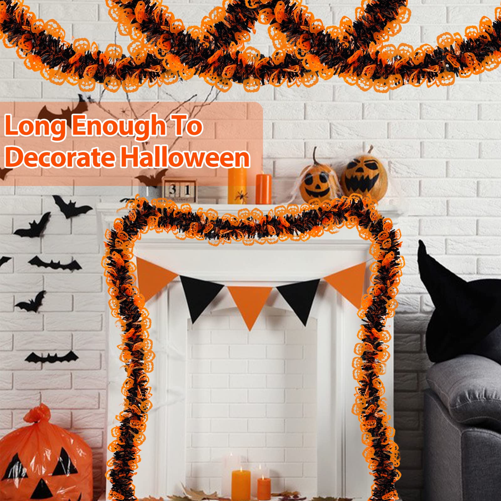 Amazon.com: TURNMEON 2 Pack Halloween Garland Total 66 Ft