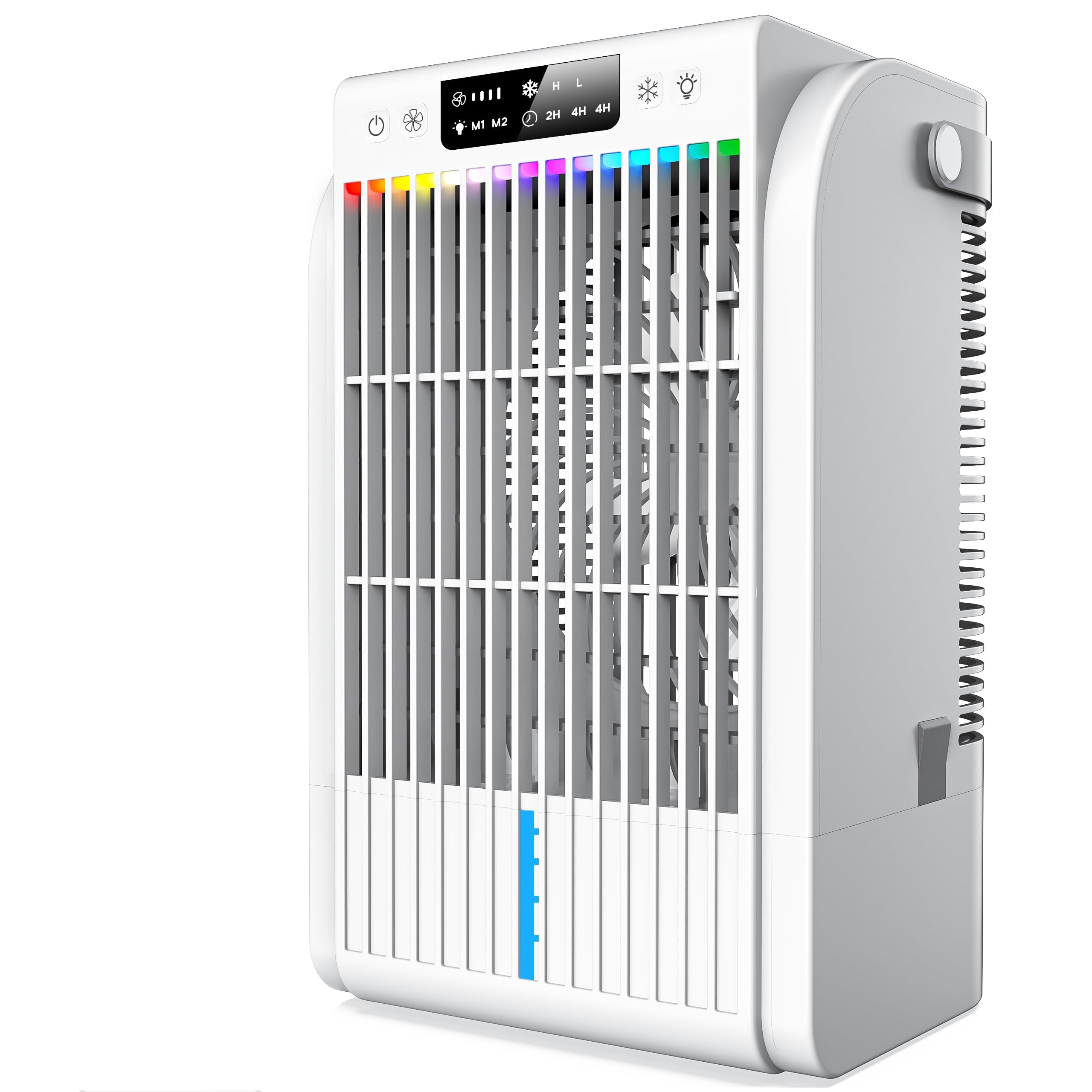 AI Portable Air Conditioners Fan JYew Evaporative Mini Room Air Conditioners Portable AC Unit Air Cooler with 4